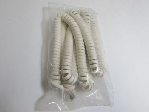NEW 25&#039; Ft Ivory Cream (Off White) Phone Handset Cord (Avaya ATT Toshiba)