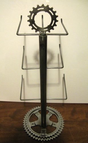 Upcycled Bicycle Sprocket Steel Display Stand [Resource Revival] [used - VG]
