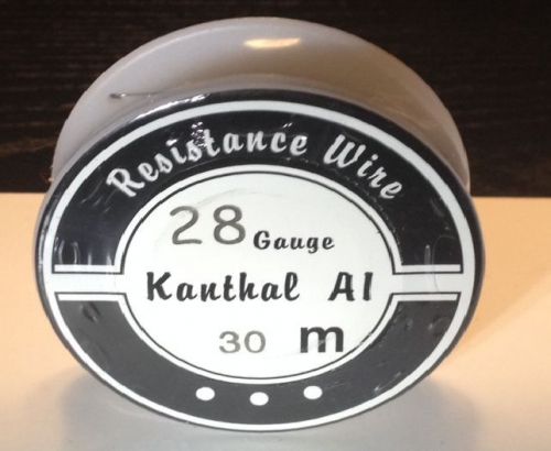 Kanthal wire 28 gauge 100ft  round wire .32mm 5.27 ohms/ft for sale