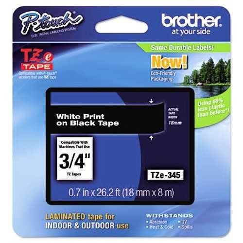 Brother intl. corp. brttze345 brother p-touch tz/tze series standard adhesive for sale
