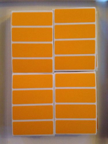 500 Gold Sheets Labels Blank Garage Yardsale Stickers Price Tags 125 Sheets