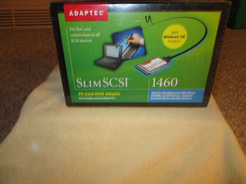 New Sealed ADAPTEC SLIM SCSI- PC Card SCSI Adapter- APA 1460D Kit