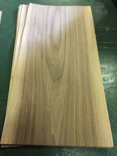 Wood veneer walnut 14x30 15 pieces total raw veneer &#034;exotic&#034; wal2 2-11-15 for sale