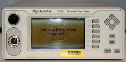 Giga-tronics 8651a single channel universal power meter for sale