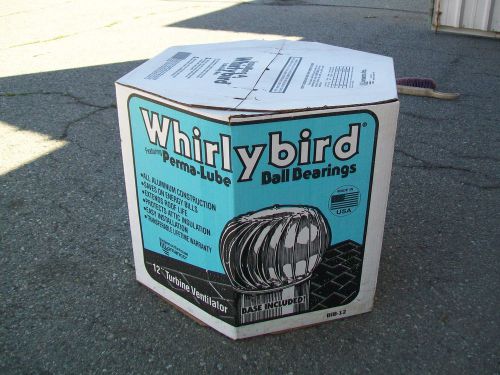Whirlybird 12&#034; Turbine Ventilator for aircraft hangar