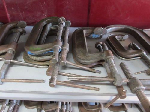 Lot of (5) Wilton $404 5&#034; heavy duty clamps