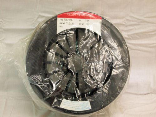 Stainless steel mig welding wire, filler metals inc. t308l 1/16&#034;d 30# spool for sale