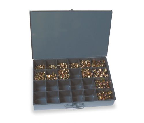 890 pcs. grade 8 steel hex locknut assortment with nylon inserts in 7 sizes for sale