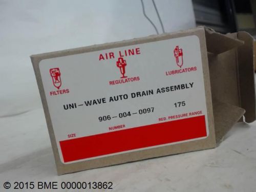 AIR-LINE 906-004-0097 UNI-WAVE AUTO DRAIN ASSEMBLY 175 PSI