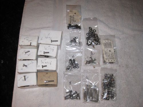 (712) piece stainless nut bolt machine screw assortment for sale