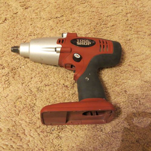 Tool Shop 1/2&#034; Cordless Impact Wrench  FOR PARTS OR REPAIR