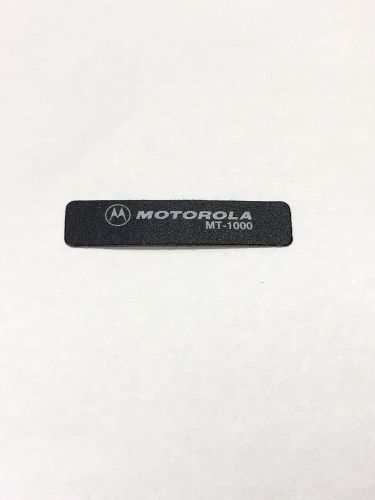Motorola MT1000 Nameplate Front Label Repacement Model 3305260Q01