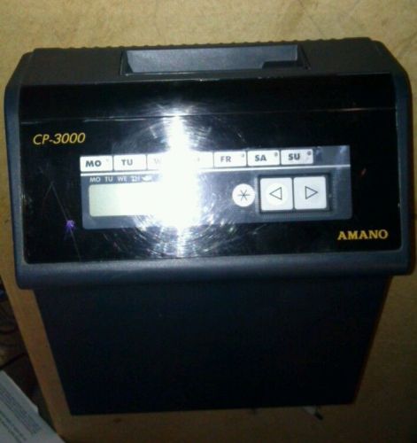 AMANO CP3000 TIME CLOCK