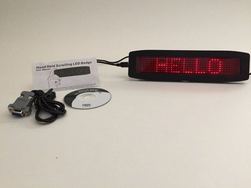 Programmable LED Tabletop Message Sign
