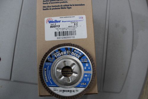 TIGER DISC 40 GRIT GRINDING DISCS BOX OF 10