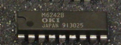 1PCS OKI M6242B DIRECT BUS CONNECTED CMOS REAL TIME CLOCK/CALENDAR DIP18