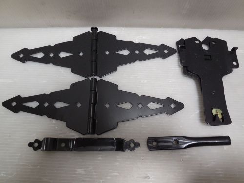 Black deluxe latch gate set 18117 for sale