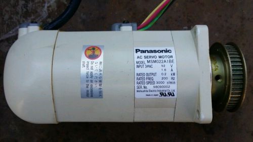Panasonic servo motor MSM022A1BE 200W good in condition for industry use