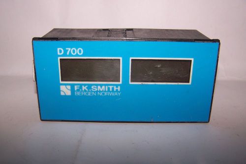 D 700 Display D-700  F.K.Smith Begen Norway