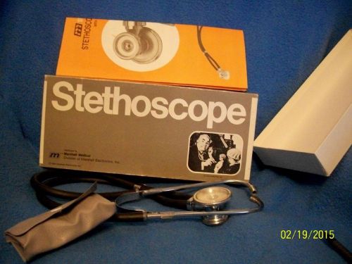 Vintage 16&#034; Sprague-Rappaport Type Stethoscope Marshal Electronics In orig. box