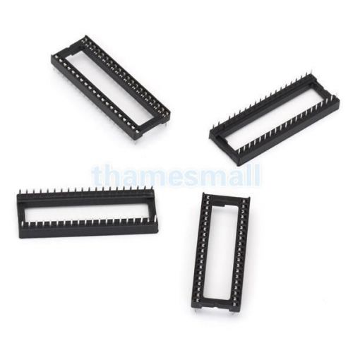 10pcs 40 pin 2.54 mm pitch dip ic sockets adaptor solder type high quality for sale