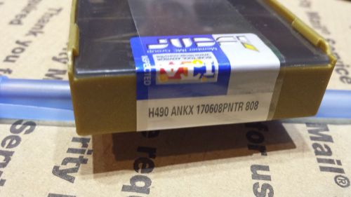 10 NEW ISCAR H490 ANKX 170608PNTR  IC808  CARBIDE INSERT