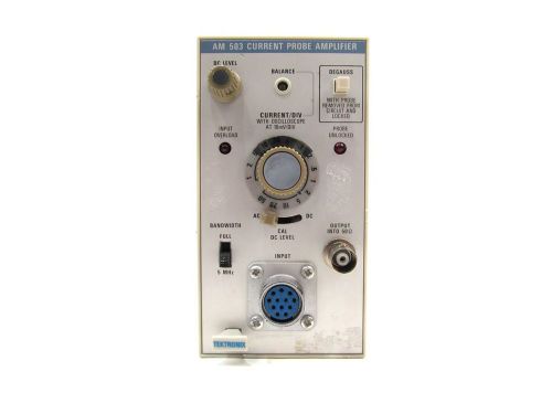 Tektronix AM 503 Current Probe Amplifier Module for TM 503 Mainframe