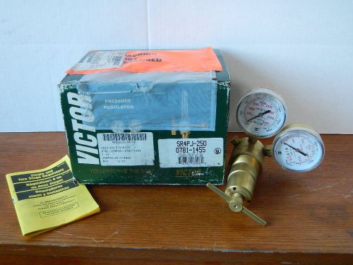 Victor sr4pj-250 pressure regulator max inlet 6000 psig air oxy co2 n20 inert for sale