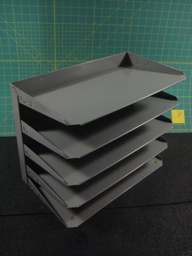 GRAY HUNT Lit-Ning 5 Tiers Metal Paper Sorter File Organizer Tray 12