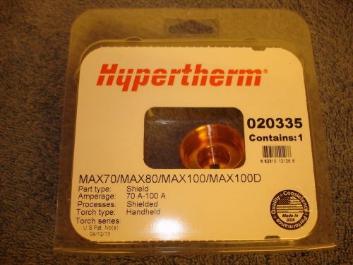 Lot of 4 Hypertherm 020335 Plasma Cutter Shield MAX70 80 100 100D Consumable