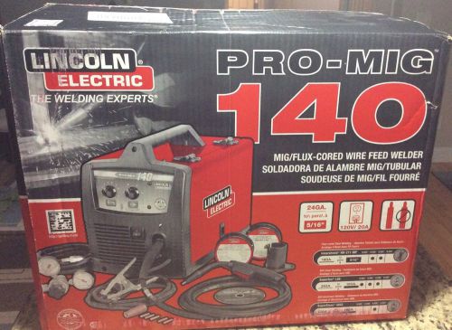 NEW Lincoln Electric PRO MIG 140 AMP Welder K2480-1 NO RESERVE.