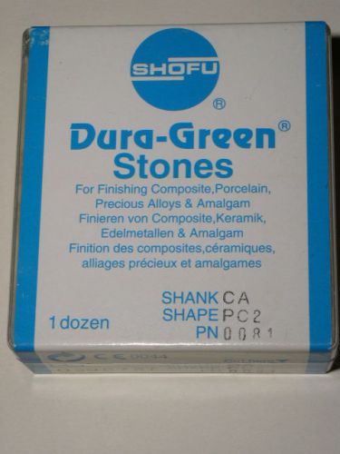 Shofu Dental Lab Dura Green Stones CA Shank PC2