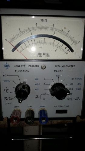 Hewlett-Packard 427A Voltmeter Option 01