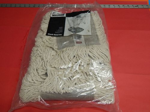 Rubbermaid castaway l158000wh00 60&#034; disposable cut-end blended dust mop for sale
