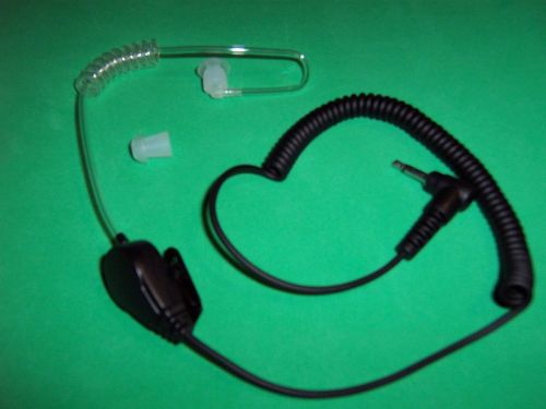 LISTEN ONLY Clear Secuirty Headset Telex Type 2.5mm