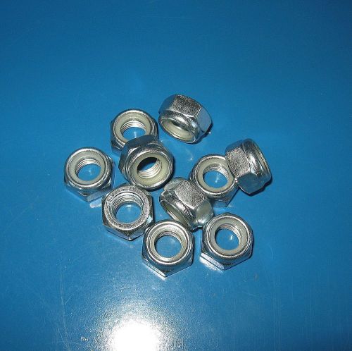 Nylon elastic insert lock nuts m10x1.25 metric 10pcs for sale