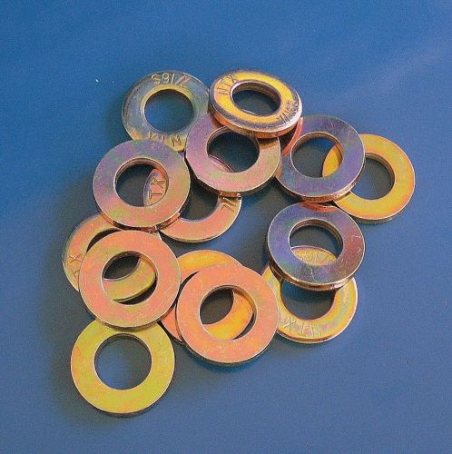 Flat washers sae grade 8 zy 7/16&#034; 10pcs for sale