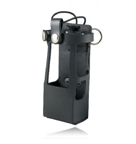 Boston leather 5611rc-1 radio holder for a motorola apx6000le 2.4&#034;w x 1.5&#034;d for sale