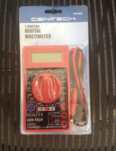 CEN-TECH 98025 - 7 Function Digital Multi-meter - Hand Held Tester