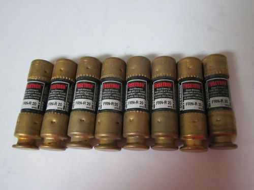 LOT OF 8 COOPER BUSSMANN FRN-R-20 FUSE NEW NO BOX