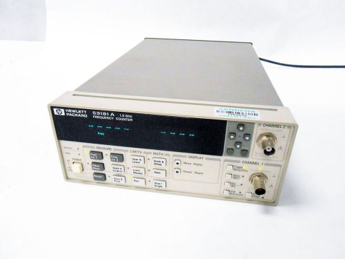 HP AGILENT 53181A 1.5 GHZ FREQUENCY COUNTER