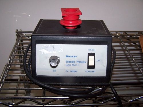 Baxter lab-line super mixer ii model s8220-5 with variable speed &amp; touch start for sale