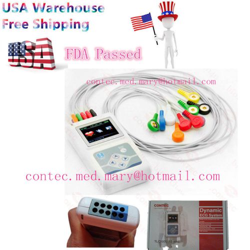 USA shipment,CE FDA , 12-Channel TLC5000 Holder ECG / EKG Monitoring System,Sale