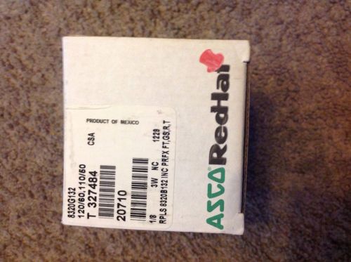 ASCO RED-HAT POWERED SOLENOID VALVE 8320G132, 200 PSI 1/8 PIPE