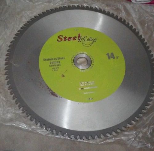 Steelmax 14&#034; stainless steel cutting saw blade RGM-BLO14-SS