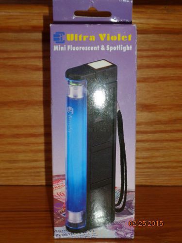 New Ultra Violet Mini Fluorescent &amp; Spotlight Money Detector