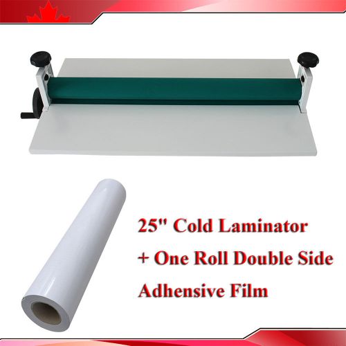 Cold laminating kit 25&#034; cold laminator manual+one roll laminating film adhensive for sale