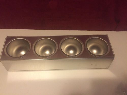 Matfer 017084 Four 1 PT Bowl Spice Rollbox w/Lid. French Cooking