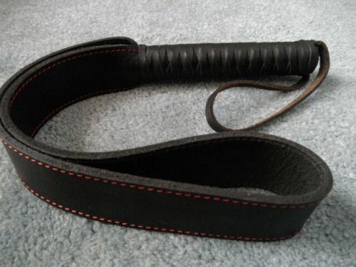 NEW LOOPED SLAPPER TAWSE with Tightly Wrapped HANDLE - HORSE TRAINING TOOL