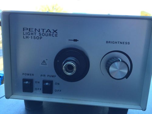 Pentax Endoscopic Light Source LH-150 Adjustable Brightness and Pump.